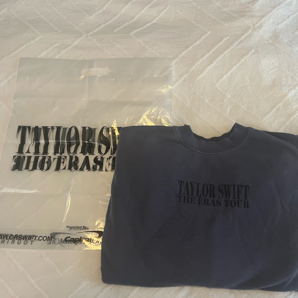Holy grail!! Taylor Swift Eras Tour Blue Crewneck Small